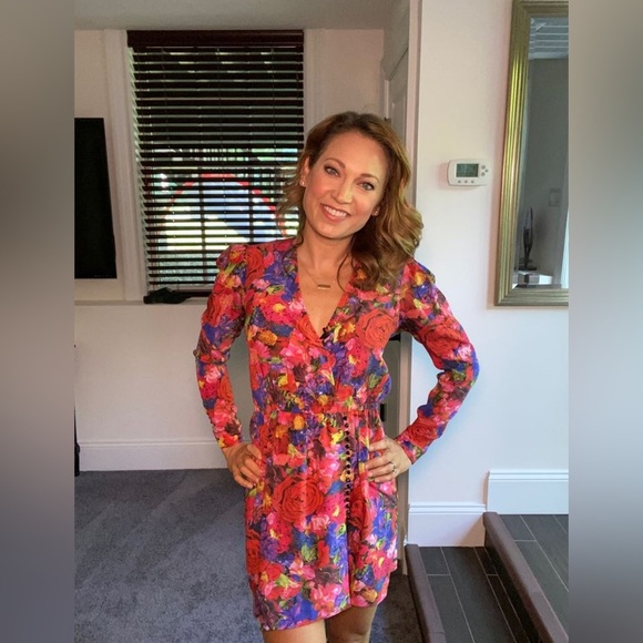 The Kooples Summer Night Floral-Print Silk Mini Dress - Picture 12 of 16